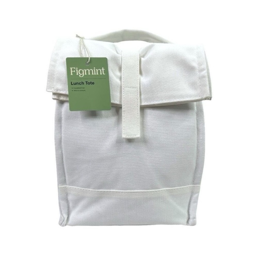 Mint White Lunch Tote
